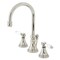 Kingston Brass KS2986BPL Bel Air Widespread Bathroom Faucet W/ Brass Pop-Up, Nickel KS2986BPL - alternate 1